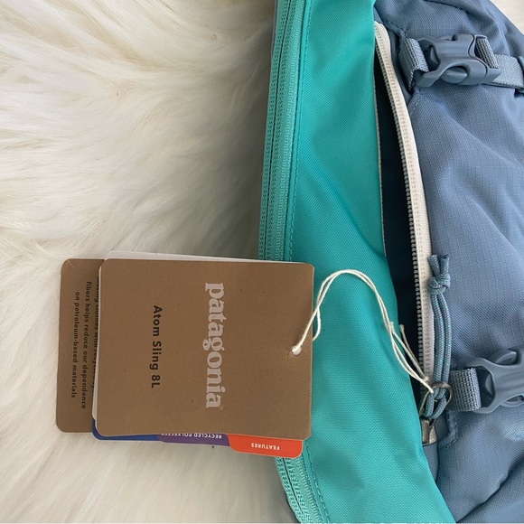 New with tag Patagonia Fresh Teal ATOM SLING 8L bag - Picture 5 of 8